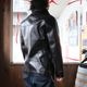 Y'2 LEATHER �磻�ġ��쥶����LSC-76-C�ۡ�ANILINE STEER ROUNDED HEM CAR COAT�ۢ�BLACK�� ���˥�󥹥ƥ����������� �׸���1.5mm MADE IN JAPAN