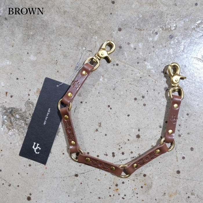 UNCROWD ���󥯥饦�ɡ�255-75-005�ۡ�LEATHER WALLET CHAINS�� �쥶��������åȥ������� �ȥ�å���������å� ���� ������ MADE IN JAPAN