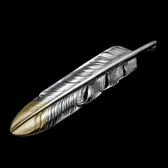 MOTOR NEW VINTAGE モーター【FT-50】【FEATHER PENDANT (18K GOLD