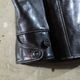 Y'2 LEATHER �磻�ġ��쥶����LSC-76-C�ۡ�ANILINE STEER ROUNDED HEM CAR COAT�ۢ�BLACK���44XXL�� ���˥�󥹥ƥ����������� �׸���1.5mm MADE IN JAPAN