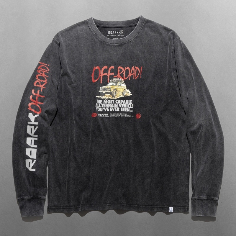 ROARK ����������RLTJ1253�ۡ�"OFF ROAD" WELL WORN L/S TEE�ۥץ��ȥ���TEE �����å���ù� �����ɽ���ǽ