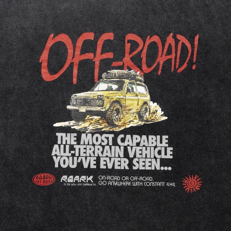ROARK ����������RLTJ1253�ۡ�"OFF ROAD" WELL WORN L/S TEE�ۥץ��ȥ���TEE �����å���ù� �����ɽ���ǽ