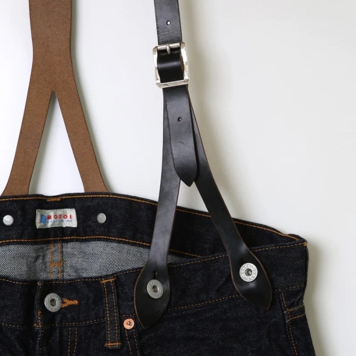 MOTOR NEW VINTAGE ⡼HORWEEN CHROMEXCEL LEATHER SUSPENDERۢ925СХåۡ २쥶 ڥ  MOTO LEATHER 