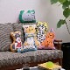 MIDORI KOMATSU Plays with DETAIL INC.THE ENJOY C&D CLUB CUSHIONۢMIDIUM䥯å ԥ  ޥե СǺ
