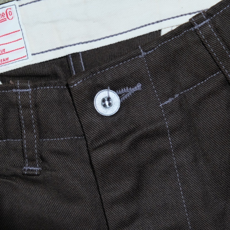TCB jeans ƥӡ󥺡Stay Gold ChinoۢTree Green & Trunk Brown ƥɥ åȥĥ åȥ100%