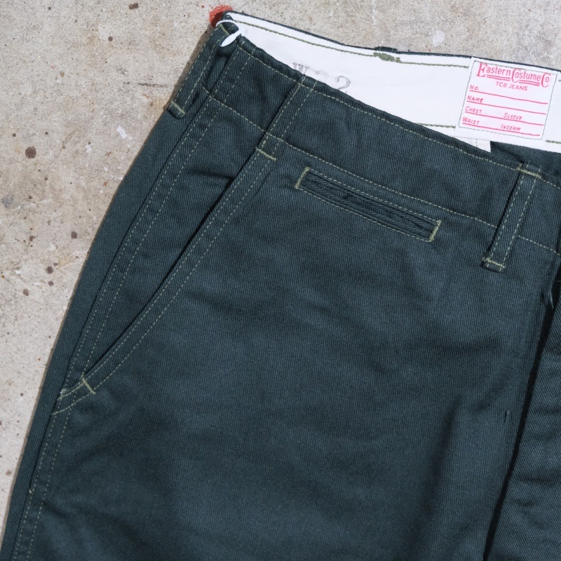 TCB jeans ƥӡ󥺡Stay Gold ChinoۢTree Green & Trunk Brown ƥɥ åȥĥ åȥ100%