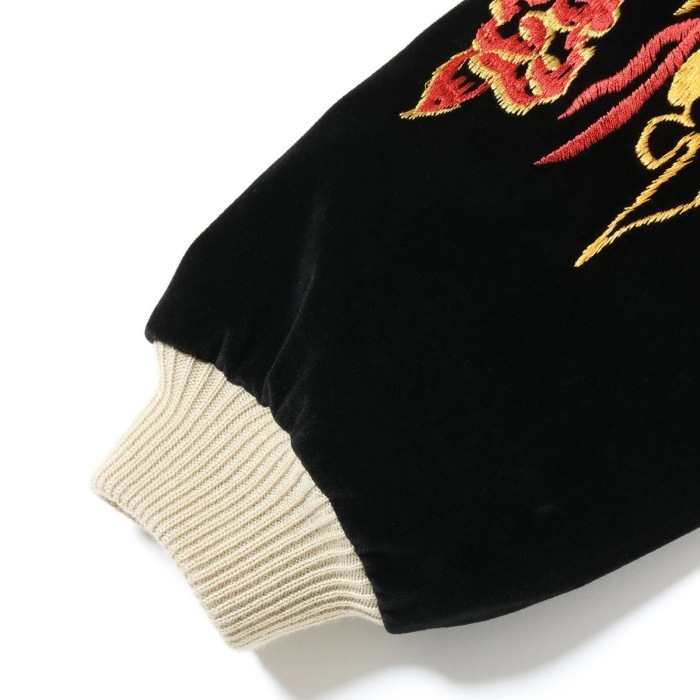 TAILOR TOYO�ơ��顼���Ρ�TT15840-119��Mid 1950s Style Velveteen Souvenir Jacket��GOLD DRAGON & GOLD TIGER�ɡߡ�JAPAN MAP�ɥ�����������ꥢ���ƥ�