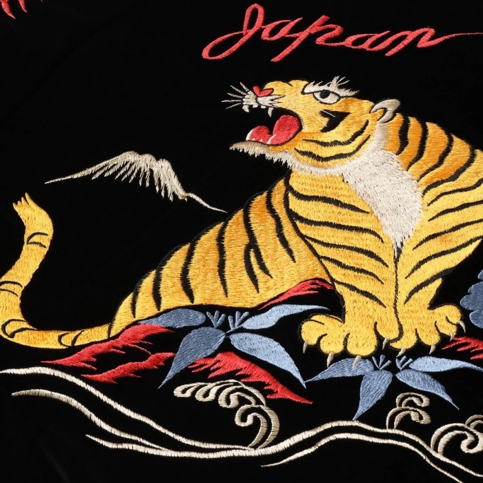 TAILOR TOYO�ơ��顼���Ρ�TT15840-119��Mid 1950s Style Velveteen Souvenir Jacket��GOLD DRAGON & GOLD TIGER�ɡߡ�JAPAN MAP�ɥ�����������ꥢ���ƥ�