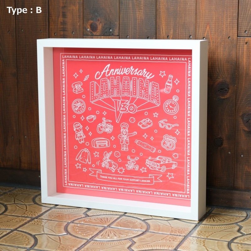 LAHAINA ORIGINAL ϥ ꥸʥLAHAINA  30TH ANNIVERSARY POSTER By SHUJI YAMAMOTO ART WORKS դݥ