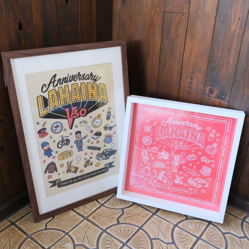 LAHAINA ORIGINAL ϥ ꥸʥLAHAINA  30TH ANNIVERSARY POSTER By SHUJI YAMAMOTO ART WORKS դݥ