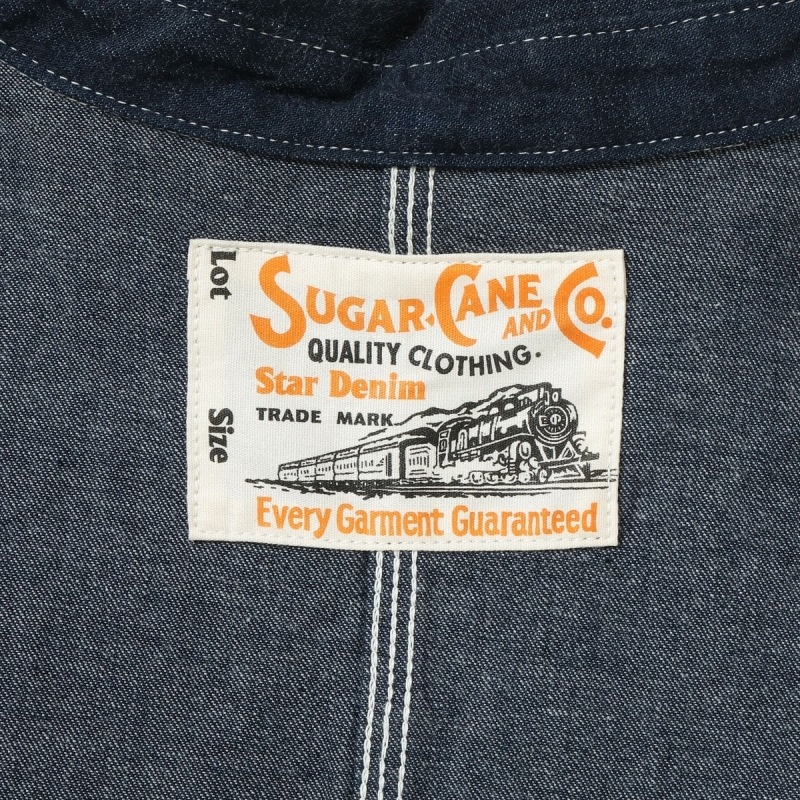 SUGAR CANE 奬SC15655ۡ11oz. BLUE DENIM WORK COATۥ֥롼ǥ˥ С  COTTON100%