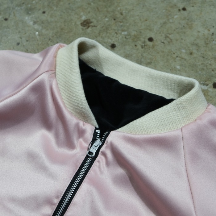 THRIFTY LOOK ����եƥ���å���TL26S001�ۡ�SNAKE & SKULL SOUVENIR BLOUSON�ۢ�Black Velour�䥹���٥˥��֥륾�� ���㥱�å� ��������� ���͡���������