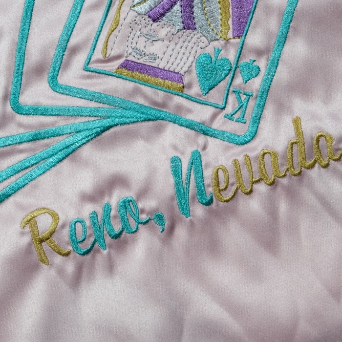 THRIFTY LOOK ����եƥ���å���TL26S001�ۡ�SNAKE & SKULL SOUVENIR BLOUSON�ۢ�Black Velour�䥹���٥˥��֥륾�� ���㥱�å� ��������� ���͡���������