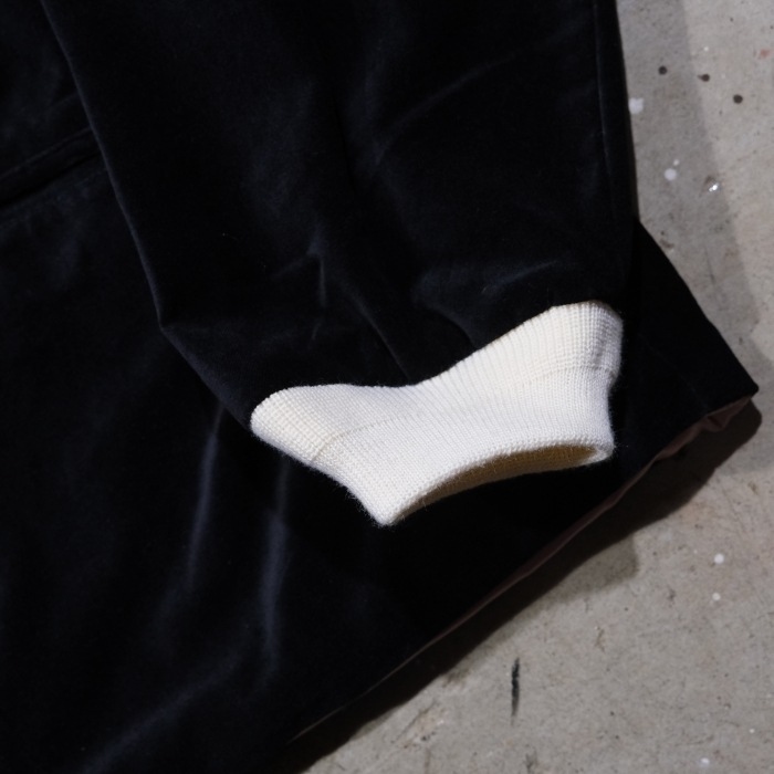 THRIFTY LOOK ����եƥ���å���TL26S001�ۡ�SNAKE & SKULL SOUVENIR BLOUSON�ۢ�Black Velour�䥹���٥˥��֥륾�� ���㥱�å� ��������� ���͡���������