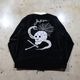 THRIFTY LOOK ����եƥ���å���TL26S001�ۡ�SNAKE & SKULL SOUVENIR BLOUSON�ۢ�Black Velour�䥹���٥˥��֥륾�� ���㥱�å� ��������� ���͡���������
