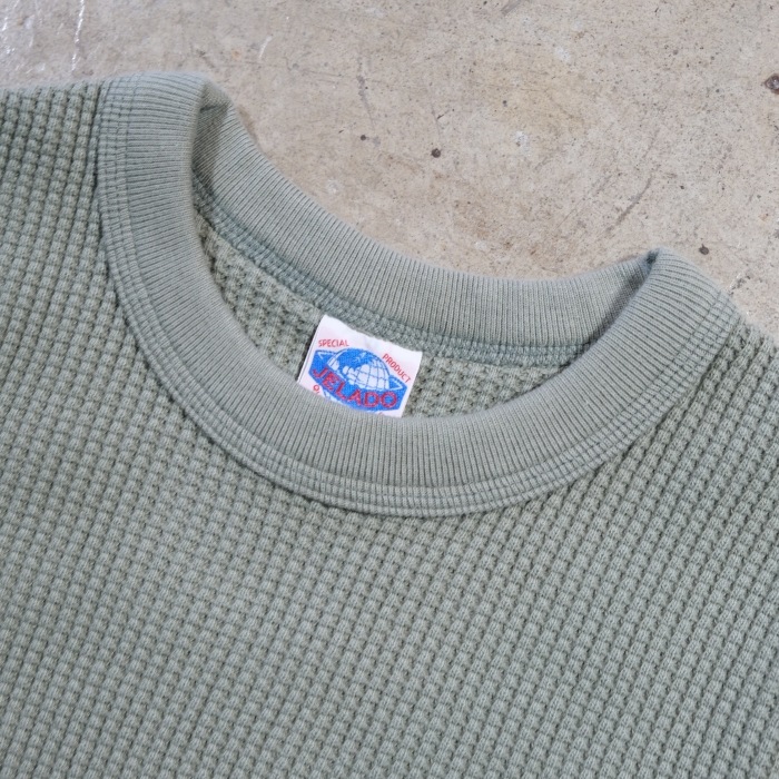 JELADO �����顼�ɡ�AB94237�ۡ�Mega Thermal Crew Neck�ۢ�Sage Green / Fade Navy�� �ᥬ�����ޥ� ���롼�ͥå� COTTON100% ������