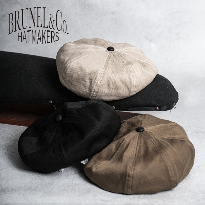 BRUNEL&Co.HATMAKERS �֥롼�ͥ�ϥåȥ᡼��������PERCY BERET�ۥѡ������٥졼 �٥졼˹ ��襻�� �ܳ� ������