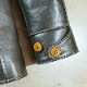 Y'2 LEATHER �磻�ġ��쥶����EC-76�ۡ�ECO HORSE 30��S CAR COAT��OLIVE��ۥۡ����ϥ��ɢ㥨���ۡ����䥫�������� �׸���1.8mm MADE IN JAPAN