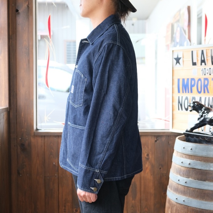 WORKERS ���������SUPER BIG CAT Railroad Jacket�ۢ�Indigo Denim�䥹�ѡ��ӥå�����åȥ쥤������ɥ��㥱�å� �ǥ˥� 10oz ���С�������  COTTON100%