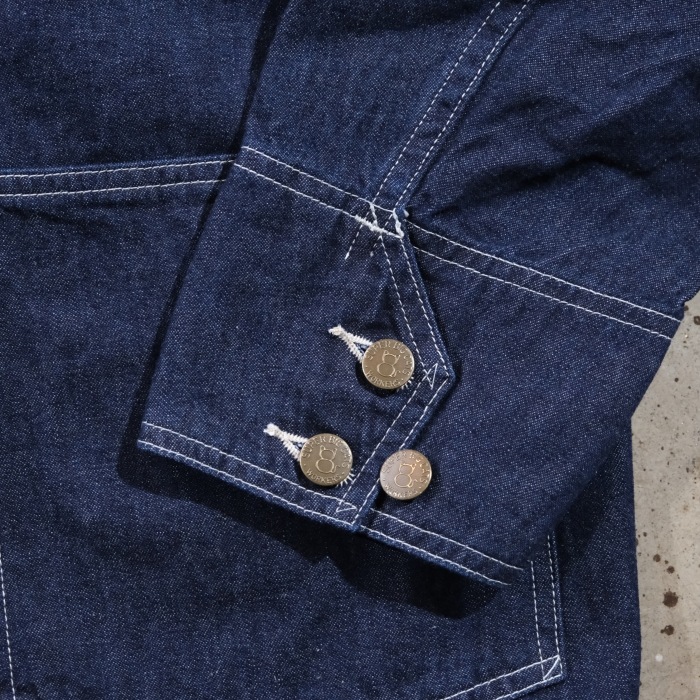 WORKERS ���������SUPER BIG CAT Railroad Jacket�ۢ�Indigo Denim�䥹�ѡ��ӥå�����åȥ쥤������ɥ��㥱�å� �ǥ˥� 10oz ���С�������  COTTON100%