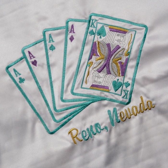 THRIFTY LOOK ����եƥ���å���TL26S001�ۡ�SNAKE & SKULL SOUVENIR BLOUSON�ۢ�Black Canvas�䥹���٥˥��֥륾�� ���㥱�å� ��������� ���͡���������