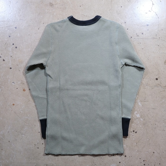 JELADO �����顼�ɡ�AB23210�ۡ�Mega Thermal Crew Neck 2tone�ۢ� Sage Green x Black�� �ᥬ�����ޥ� ���롼�ͥå� 2�ȡ��� COTTON100% ������