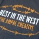 THE AMPAL CREATIVE  ѥ륯ꥨƥ֡PREMIUM PRINTED TEESۢBARBWIRE ץT 6.1 oz ƹܥǥ åȥ100%