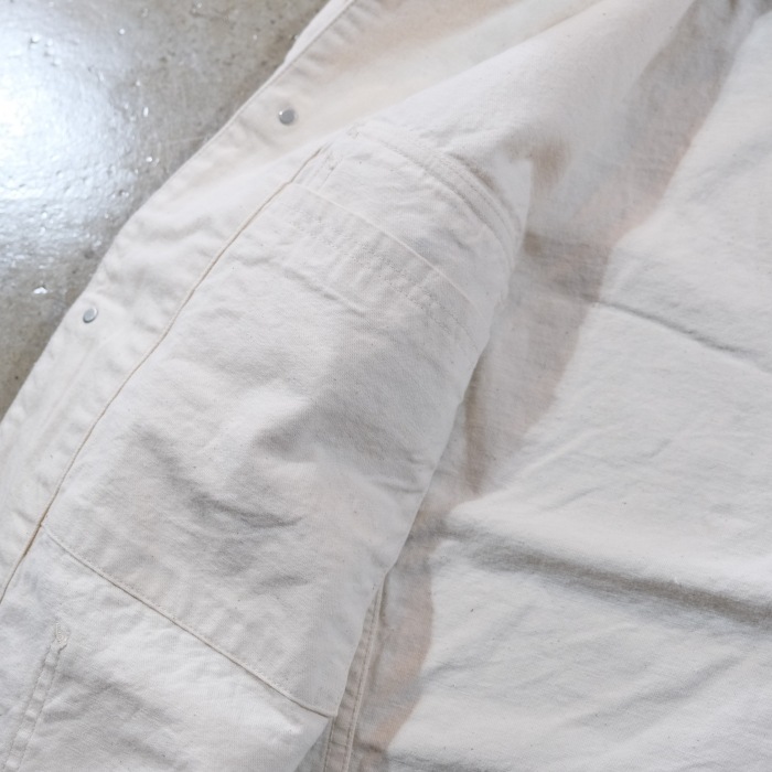 WORKERS ���������SUPER BIG CAT Railroad Jacket�ۢ�White Denim�䥹�ѡ��ӥå�����åȥ쥤������ɥ��㥱�å� �ǥ˥� 10oz ���С�������  COTTON100%