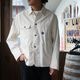 WORKERS ���������SUPER BIG CAT Railroad Jacket�ۢ�White Denim�䥹�ѡ��ӥå�����åȥ쥤������ɥ��㥱�å� �ǥ˥� 10oz ���С�������  COTTON100%