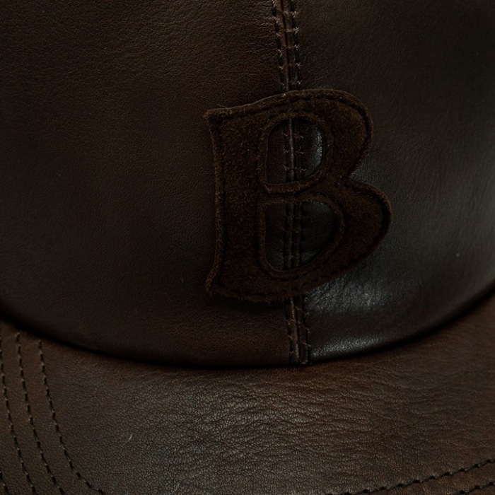 BRUNEL&Co.HATMAKERS �֥롼�ͥ�ϥåȥ᡼��������LOGO B.B. CAP / BROWN�ۥ١����ܡ��륭��å� �����ϥ��� ���� ������