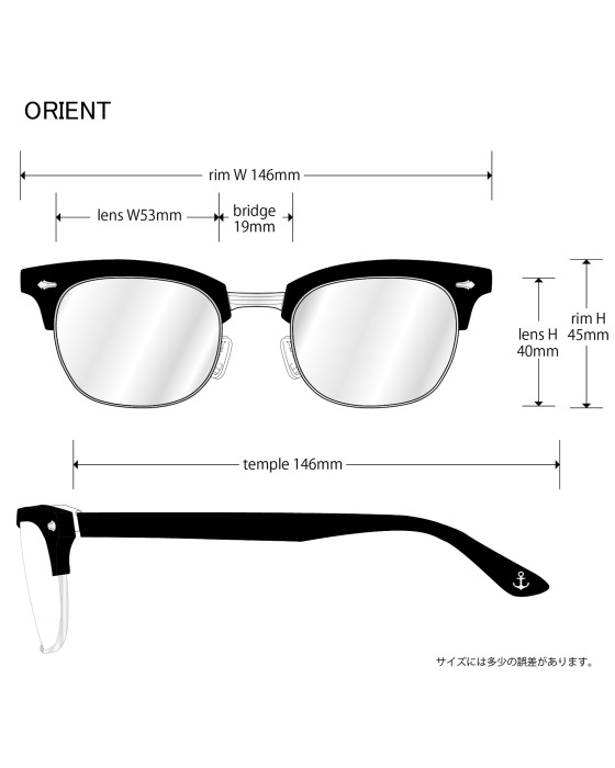EVILACT EYEWEAR �����֥륢���ȥ��������� ��EAE26-24�ۡ�ORIENT�ۥ��ꥨ��Ȣ㥫�顼��󥺢� ���󥰥饹 ������