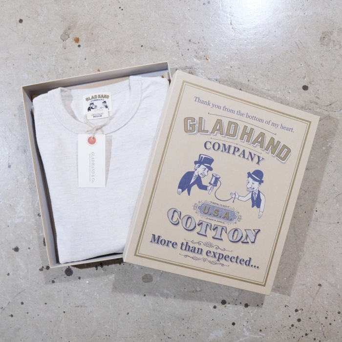 GLADHAND ����åɥϥ�ɡ�R-01�ۡ�ROYAL S/S T-SHIRTS�ۥ�����륯�롼�ͥå�ȾµT����� USA COTTON