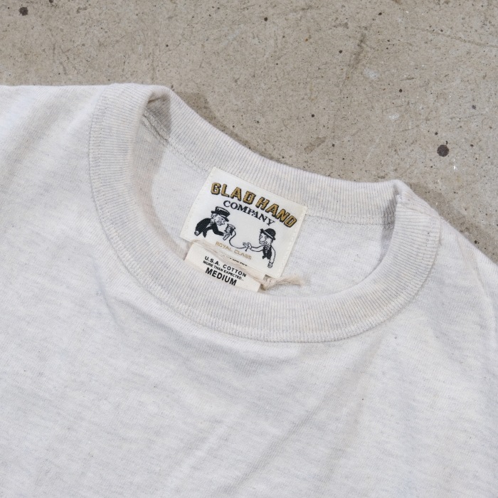 GLADHAND ����åɥϥ�ɡ�R-01�ۡ�ROYAL S/S T-SHIRTS�ۥ�����륯�롼�ͥå�ȾµT����� USA COTTON