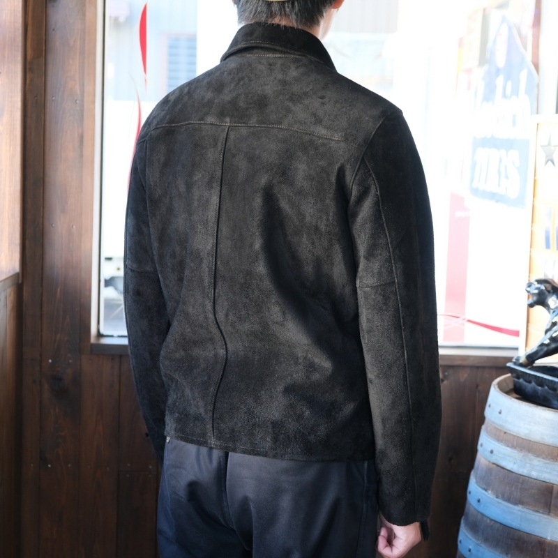 Y'2 LEATHER 磻ġ쥶TR-65ۡSTERR SUEDE SINGLE RIDERSۢBLACK䥹ƥɥ󥰥饤㥱å  