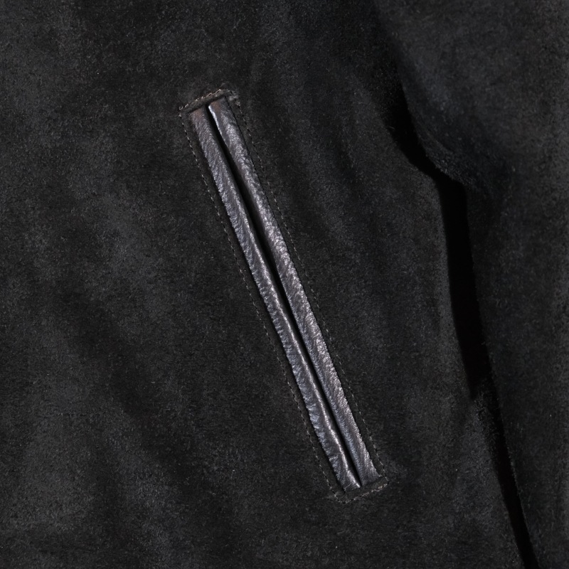 Y'2 LEATHER 磻ġ쥶TR-65ۡSTERR SUEDE SINGLE RIDERSۢBLACK䥹ƥɥ󥰥饤㥱å  