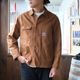 WORKERS ���������SUPER BIG CAT Railroad Jacket�ۢ�Brown Duck�䥹�ѡ��ӥå�����åȥ쥤������ɥ��㥱�å� ���å��� ���С�������  COTTON100%