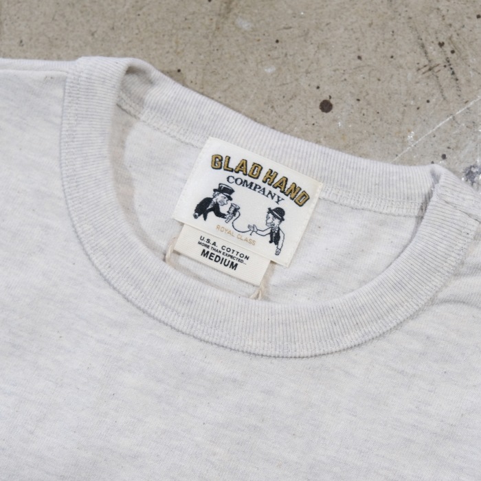 GLADHAND ����åɥϥ�ɡ�R-05�ۡ�ROYAL L/S T-SHIRTS�ۥ�����륯�롼�ͥå�ĹµT����� USA COTTON