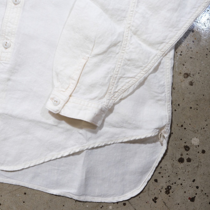 TCB jeans �ƥ��������ӡ������󥺡�Detachable Collar Work Shirt��Linen��ۥǥ��å���֥륫�顼�������� ��ͥ�100�� ��곰����ǽ�� ������