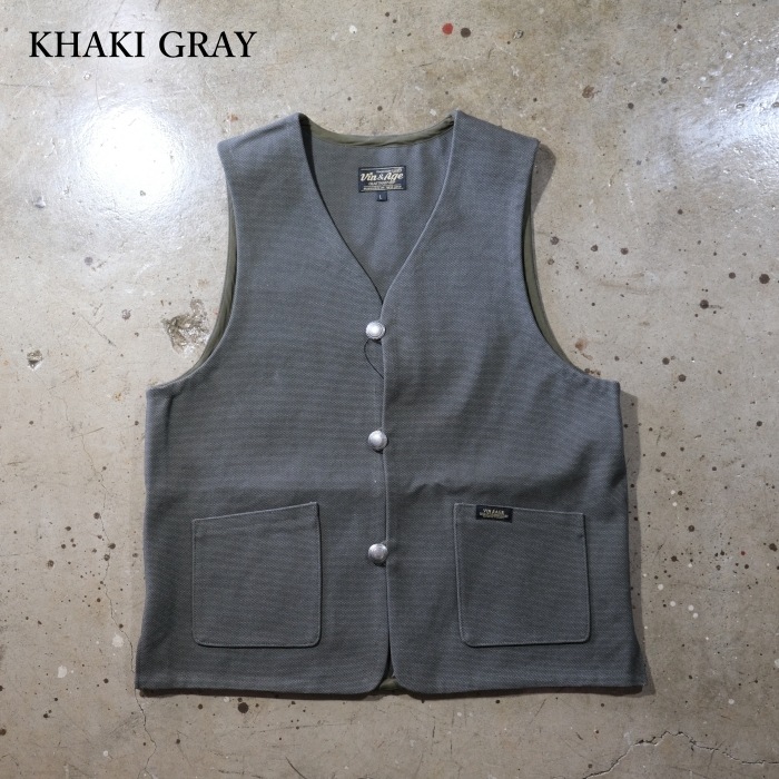 Vin��Age �����󥢥�ɥ�������TYPE VRV3�ۡ�COTTON RUG VEST�ۥ��åȥ�饰�٥��� �������ܥ��� 