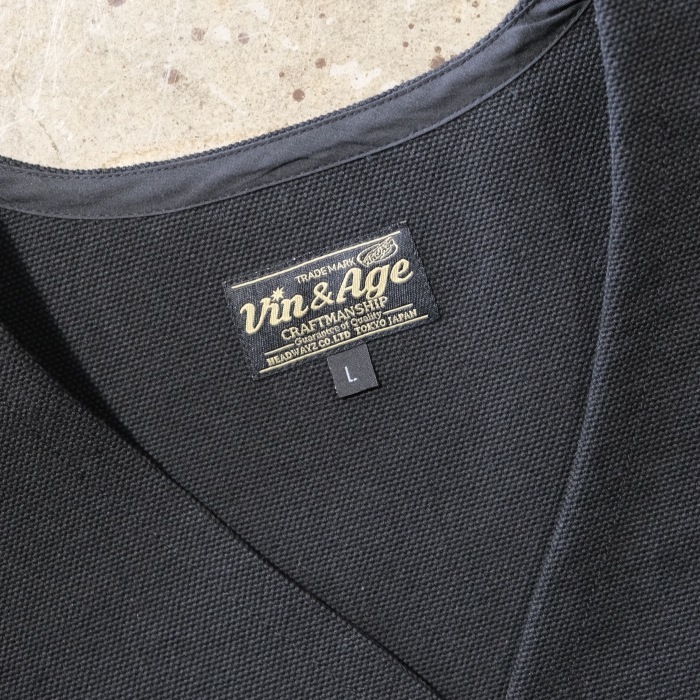 Vin��Age �����󥢥�ɥ�������TYPE VRV3�ۡ�COTTON RUG VEST�ۥ��åȥ�饰�٥��� �������ܥ��� 