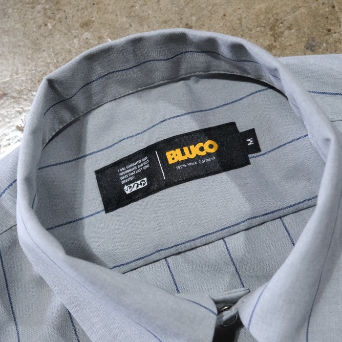 BLUCO �֥륳��163-21-118�ۡڥ���������ɥ������� S/S -Stripe-�ۥ��ȥ饤�� Ⱦµ���ߥ���� TC�Ǻ� ���������åڥ���°