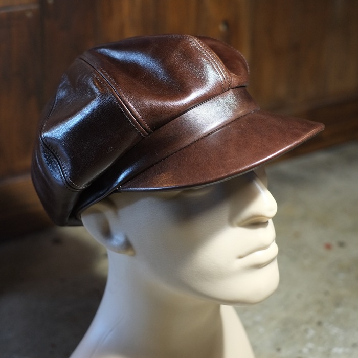 Y'2 LEATHER �磻�ġ��쥶����LC-04�ۡ�ANILIN HORSE LEATHER CASQUETTE�ۥ��˥��ۡ����쥶�����㥹���å� �ۡ����ϥ��� �ϳ� ������ MADE IN JAPAN