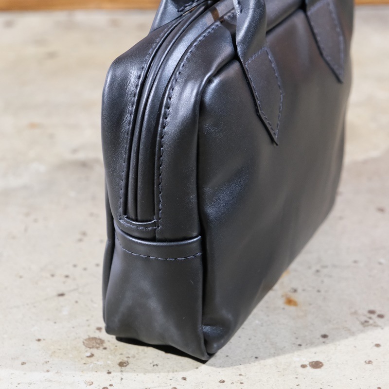 Langlitz Leathers ��󥰥�åĥ쥶���� ��Dick Bag w/Handle��ۥǥ��å��Хå� ���� �����ϥ��� BLACK���ƥå� MADE IN USA