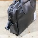 Langlitz Leathers ��󥰥�åĥ쥶���� ��Dick Bag w/Handle��ۥǥ��å��Хå� ���� �����ϥ��� BLACK���ƥå� MADE IN USA