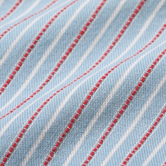 SUGAR CANE ���奬���������SC29146�ۡ�DOBBY STRIPE WORK SHIRT (LONG SLEEVE) �� �ɥӡ����ȥ饤�ץ������� Ĺµ����� ������ COTTON100%