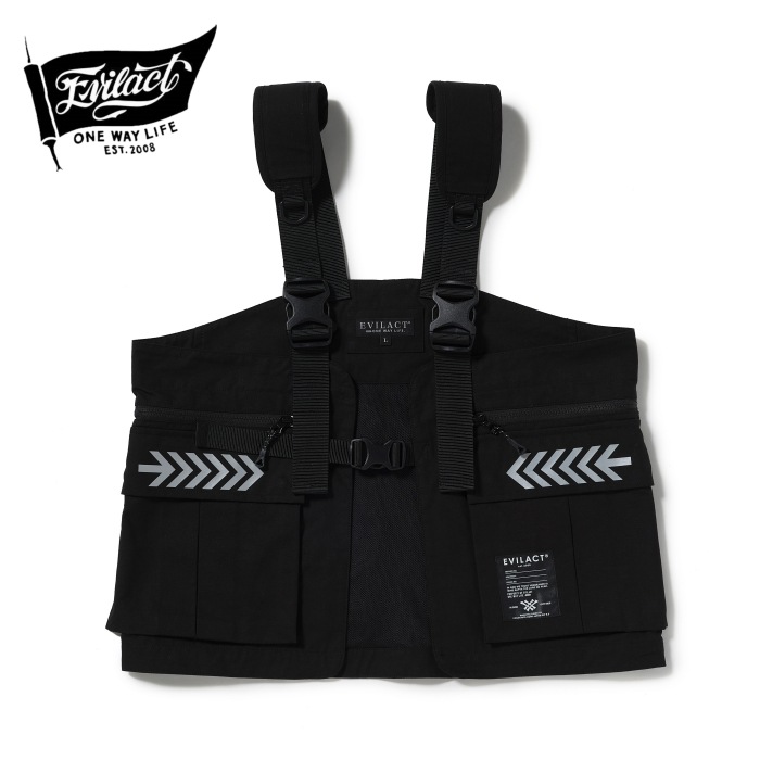 EVILACT �����֥륢���ȡ�EA26-ACT1-J04�ۡ�TACTICAL VEST�ۥ����ƥ�����٥��� �桼�ƥ���ƥ��٥��� ���åȥ� �ݥꥨ���ƥ�