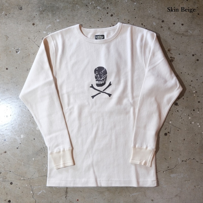 BLACK SIGN(֥å<BR>BSFN-1430SkullۡRitual Skull Crew Neck Amish Under Wear<BR>奢륹륯롼ͥå<BR>L/S T ե饤 إӡȥåȥ<BR>MADE IN JAPAN