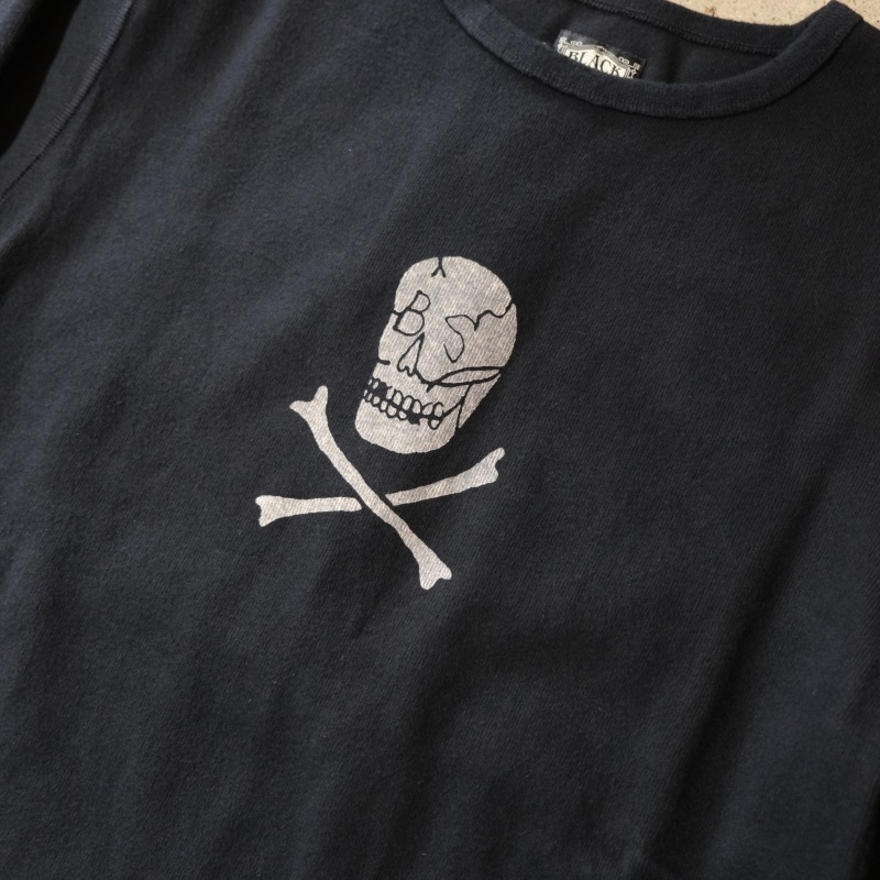 BLACK SIGN(֥å<BR>BSFN-1430SkullۡRitual Skull Crew Neck Amish Under Wear<BR>奢륹륯롼ͥå<BR>L/S T ե饤 إӡȥåȥ<BR>MADE IN JAPAN