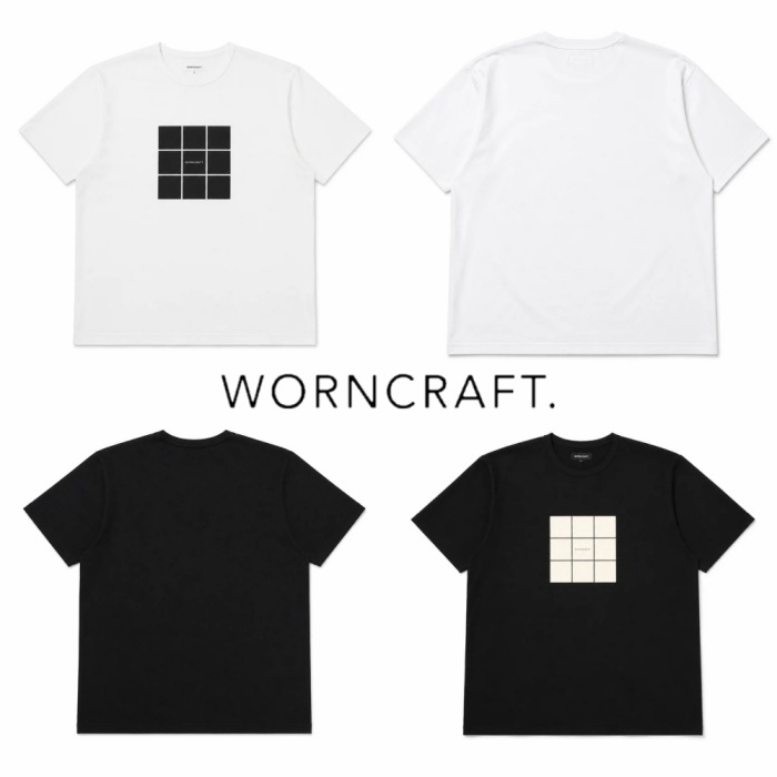 WORNCRAFT. �������󥯥�եȡ�GMT-018�ۡ�USA COTTON SHORT SLEEVE BLOCKS ART T-SHIRTS��S/S T�����  USA���åȥ� Ⱦµ