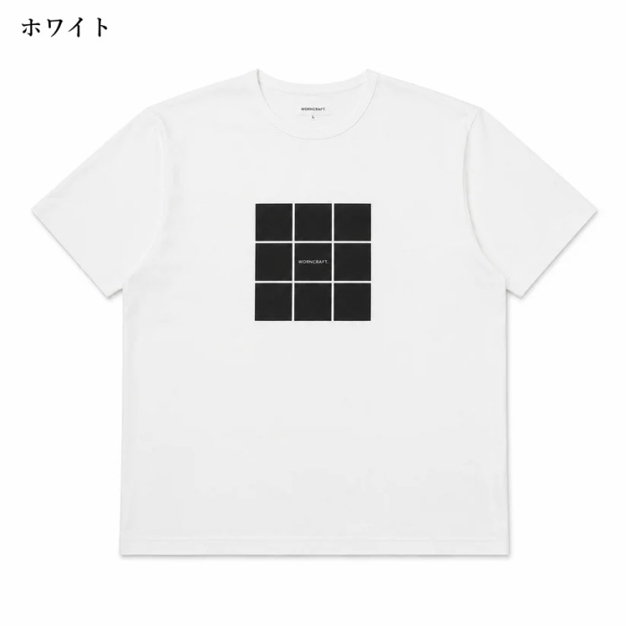 WORNCRAFT. �������󥯥�եȡ�GMT-018�ۡ�USA COTTON SHORT SLEEVE BLOCKS ART T-SHIRTS��S/S T�����  USA���åȥ� Ⱦµ